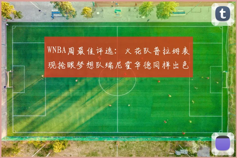 WNBA周最佳评选：火花队普拉姆表现抢眼梦想队瑞尼霍华德同样出色